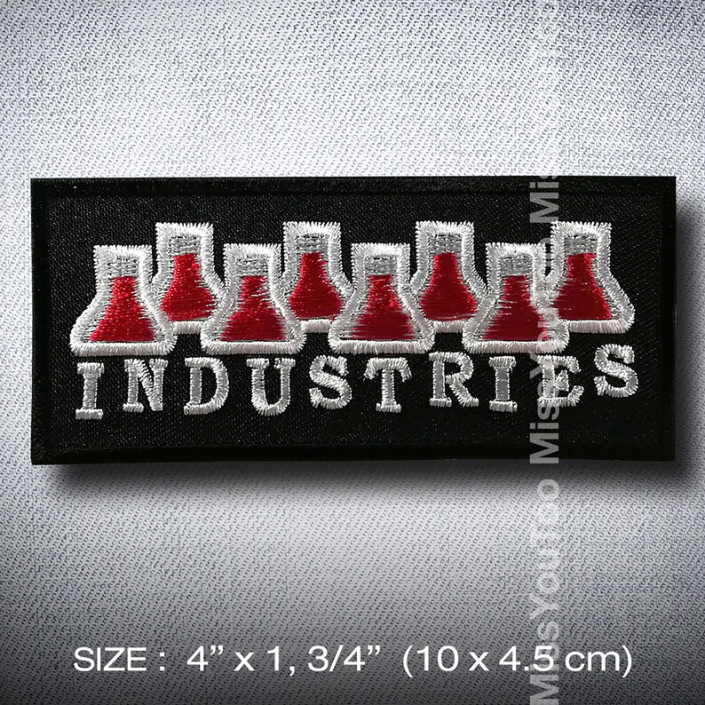 Industries Patch Iron On Cloth Jacket Vest Coat Cap Hood Hoodie Shirt Tank Jean Denim Bag Backpack Scrapbook etc.