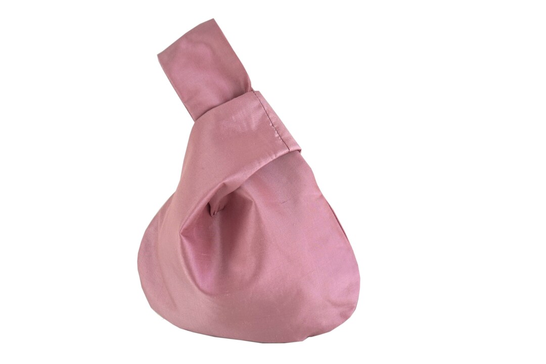 Pink Dupioni Silk Basket Bow™ – Soft Blush Silk main image 1