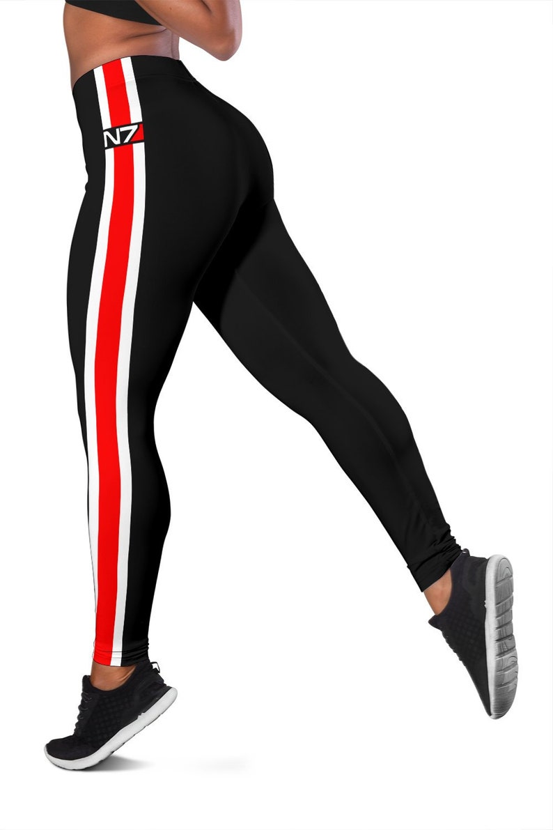 N7 Leggings N7 Stripe Mass Effect inspired Gamer Leggings | Etsy