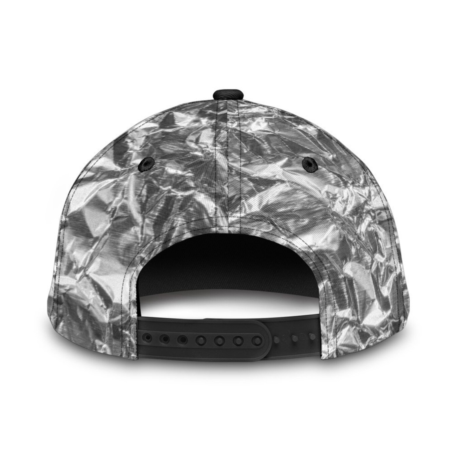 Tin Foil Hat Baseball Cap Tinfoil look Custom Baseball Hat Etsy