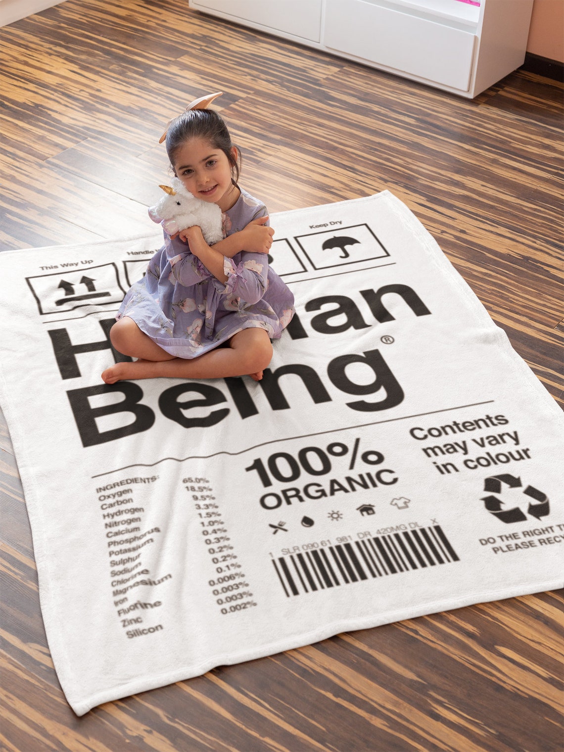 Human Being blanket 3 blanket sizes 2 color options Etsy