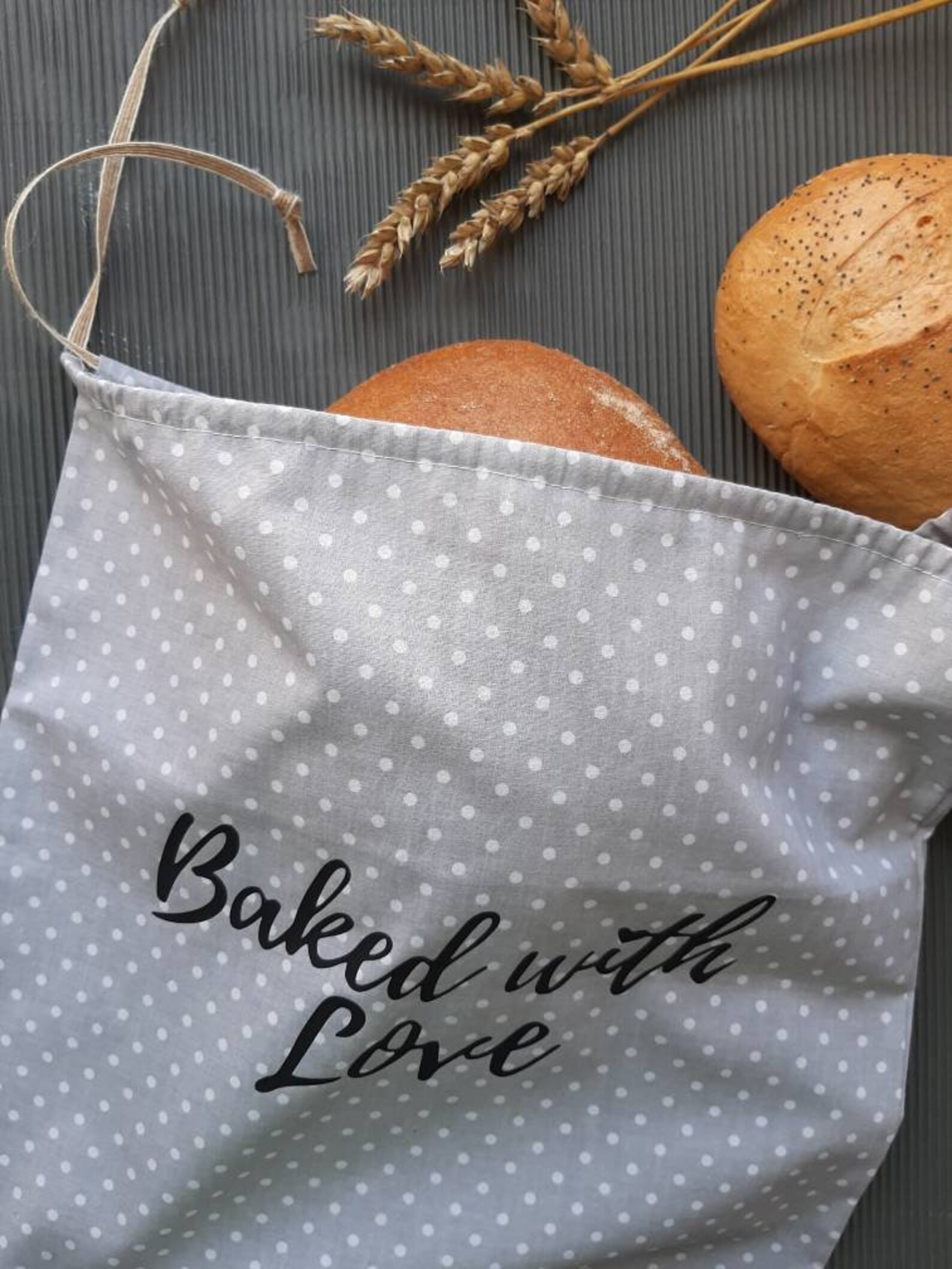Bread Bag 100 Organic Cotton Natural cotton bread bags with Etsy