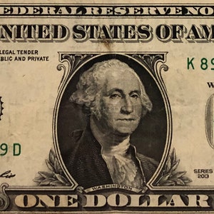 2013  High Serial Number Trinary 1 Dollar Bill