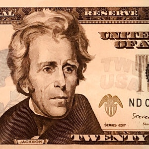 2017  True Ladder and Fancy Serial Number Twenty Dollar Bill