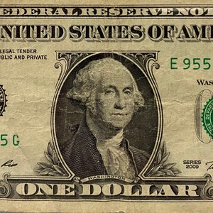 2009 Trinary 1 Dollar Bill