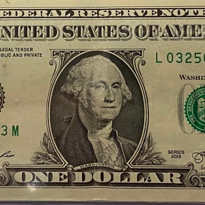 2013 Step Down Ladder 1 Dollar Bill