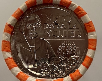 Roll of 2022P Nina Otera-Warren quarters