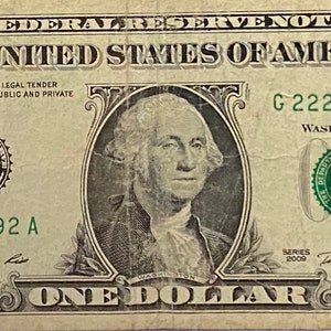 Lot of 4 Trinary One Dollar Bills