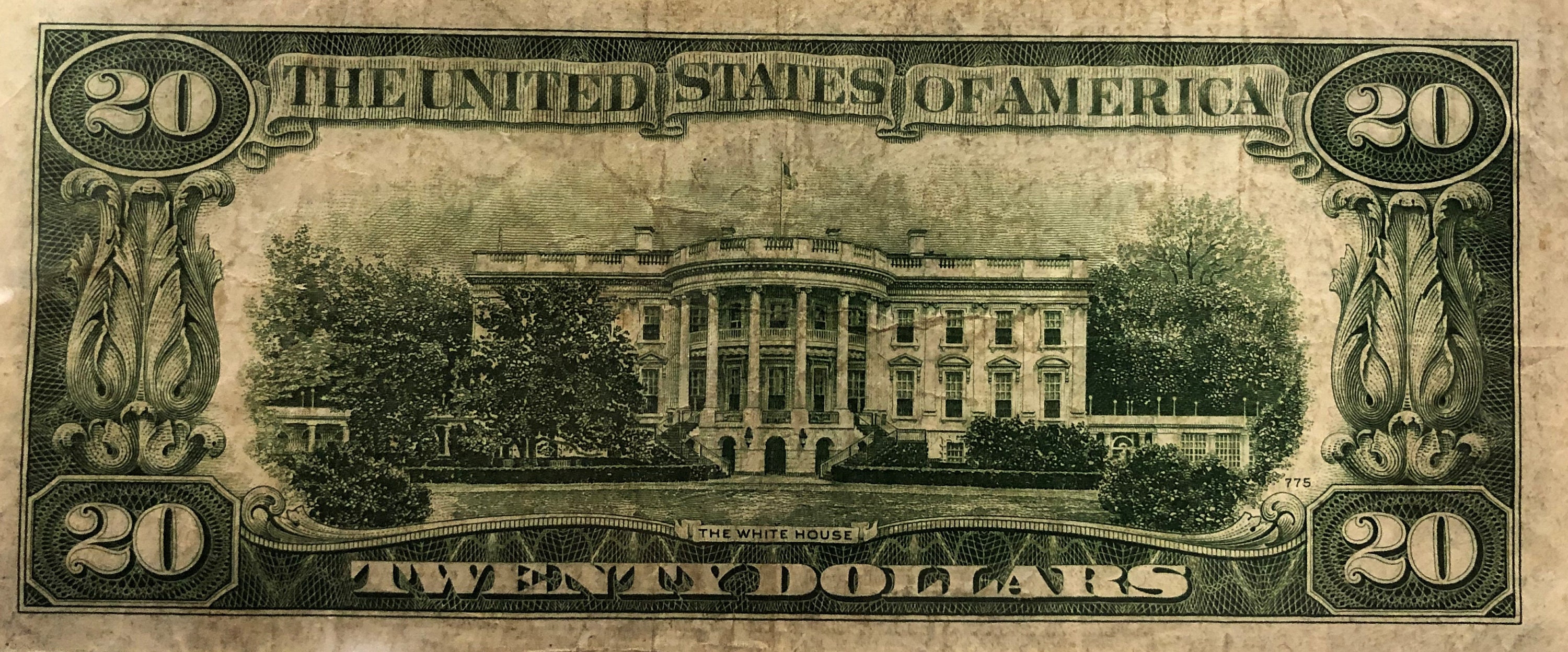 1995 Vintage 20 Dollar Bill - Etsy