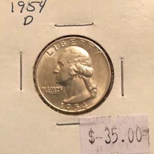 1954D Washington Quarter