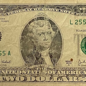 Nota trinária de 1 dólar 2003A