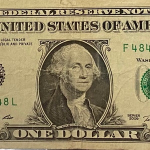 2009 Trinary Book End Step Down Ladder 1 Dollar Bill