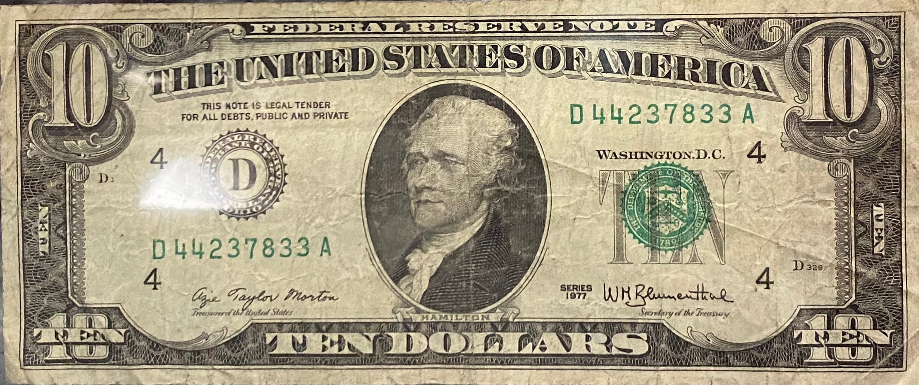 A new, more colorful $10 bill makes its debut