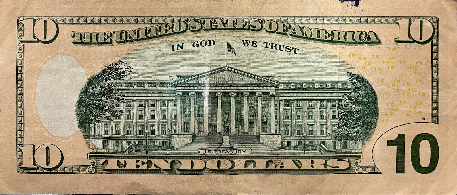 2013 Ascending Ladder 10 Dollar Bill Etsy