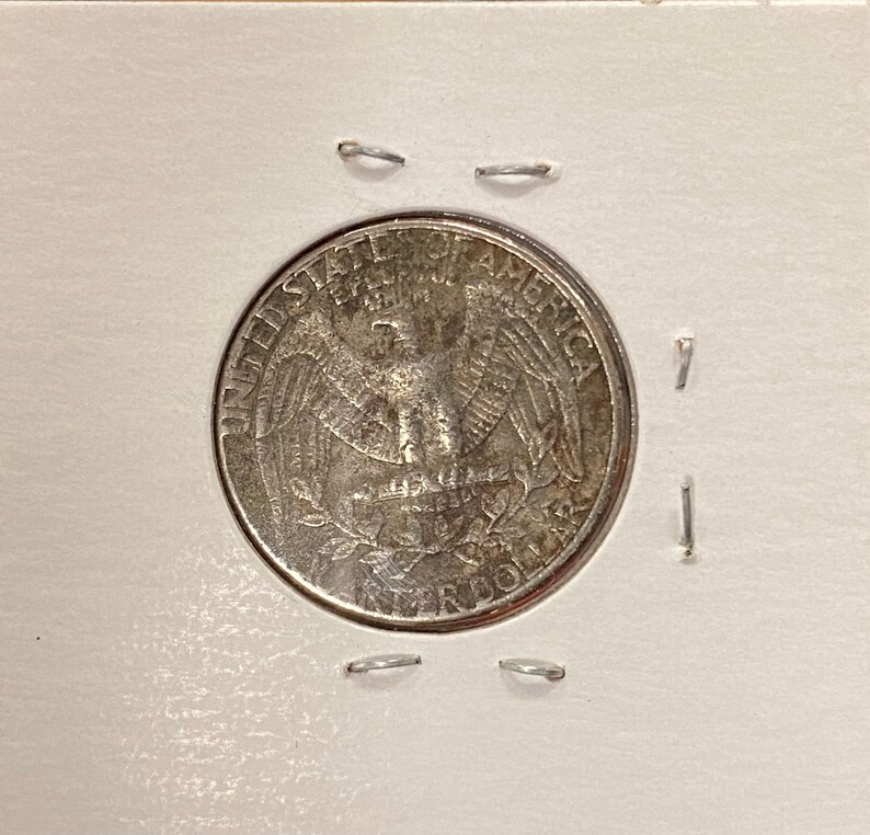 1986D Washington Quarter With Lamination Error Etsy