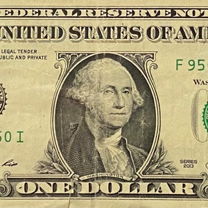 2013 Triary 1 Dollar Bill