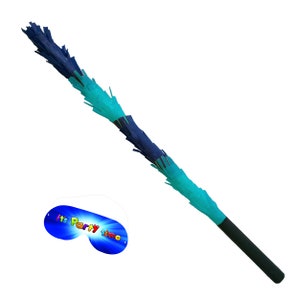 Blue and Sky Stick for Pinata smashing party game Piñata Hitting bashing bat baton blindfold fun Bright colours Boys Kids