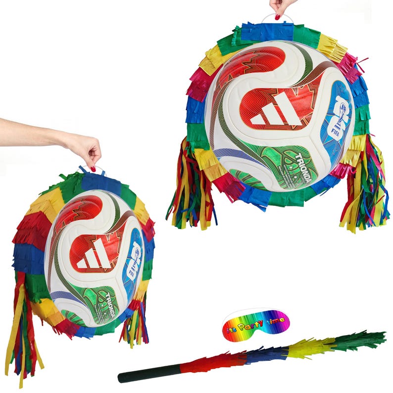 Pignatta da calcio 2026 con bastone - Gioco di società calcistica immagine 5