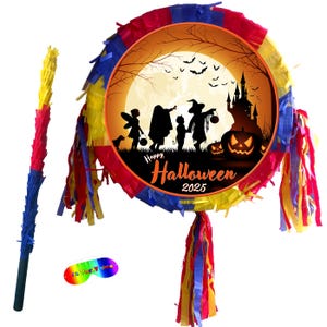 Halloween 2025 Piñata set Thema Party Pinata Lieferungen Geburtstag Stick Augenbinde Gruselige glücklich Kürbis Spiel trick or Treat Karfreitag UK