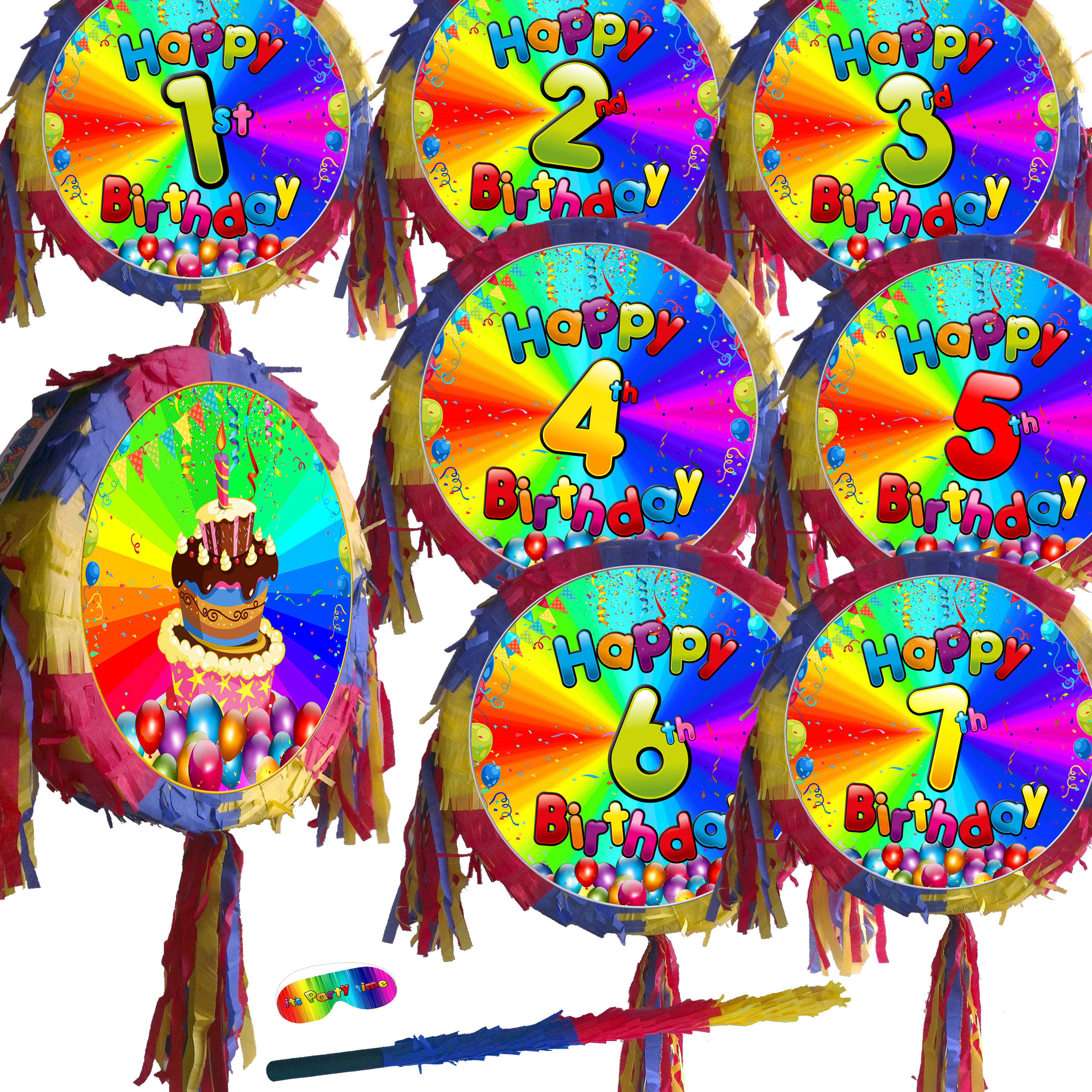 Sonic inspired pinata and stick pop smash birthday party boy game gamer  video fu