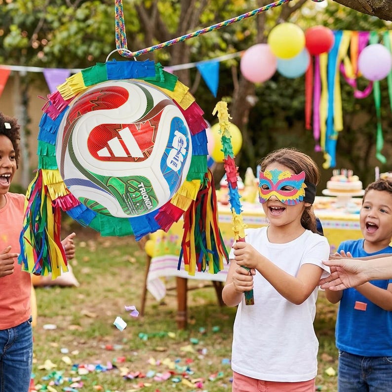 Pignatta da calcio 2026 con bastone - Gioco di società calcistica immagine 8