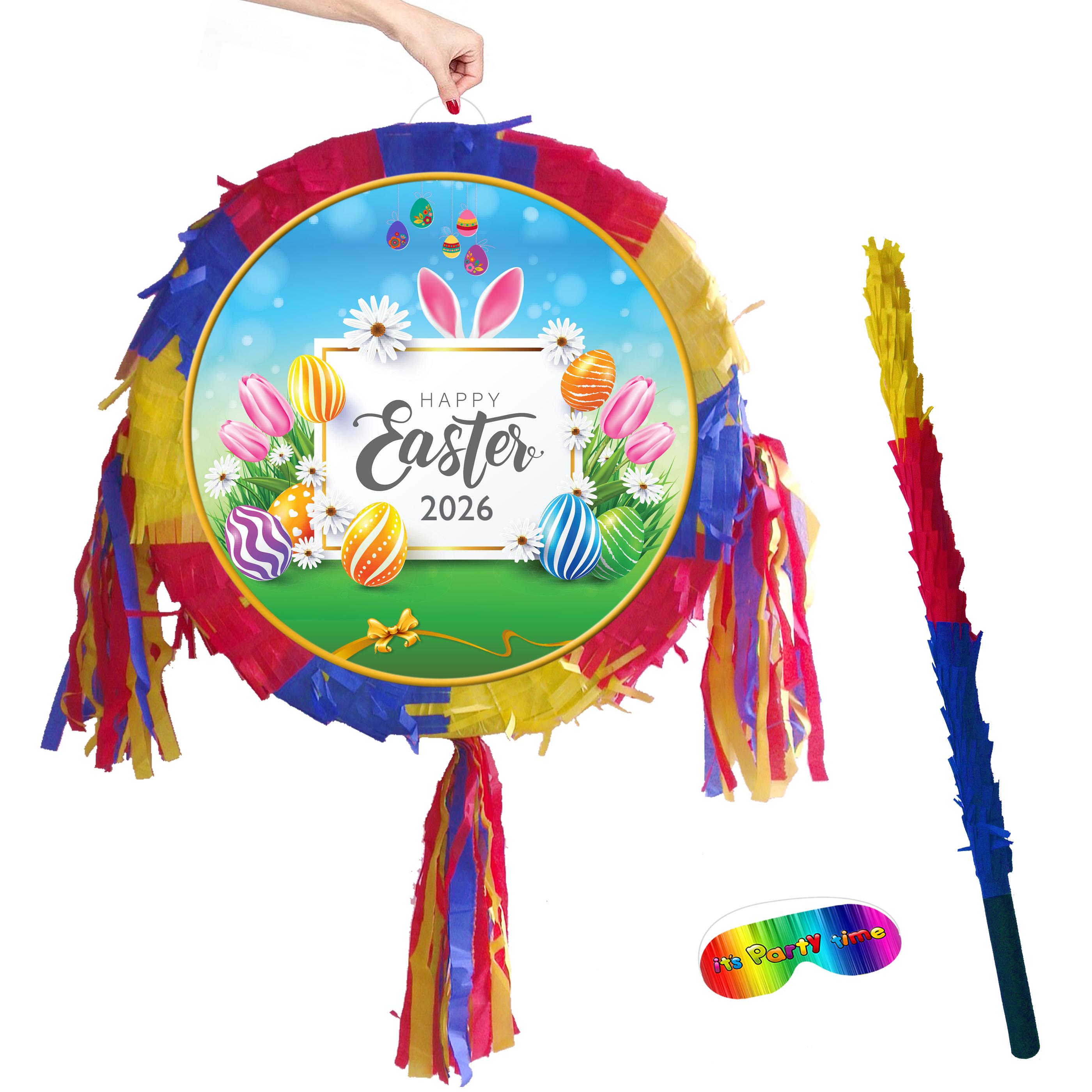 Piñataset met Kattennummer, Kattenthema Verjaardagspiñata