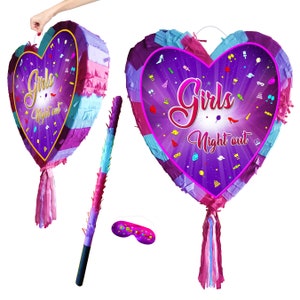 Girls Night Out pinata heart with stick Party love theme supplies happy Game team prom wedding stag hag bachelor team bride to be Do shower