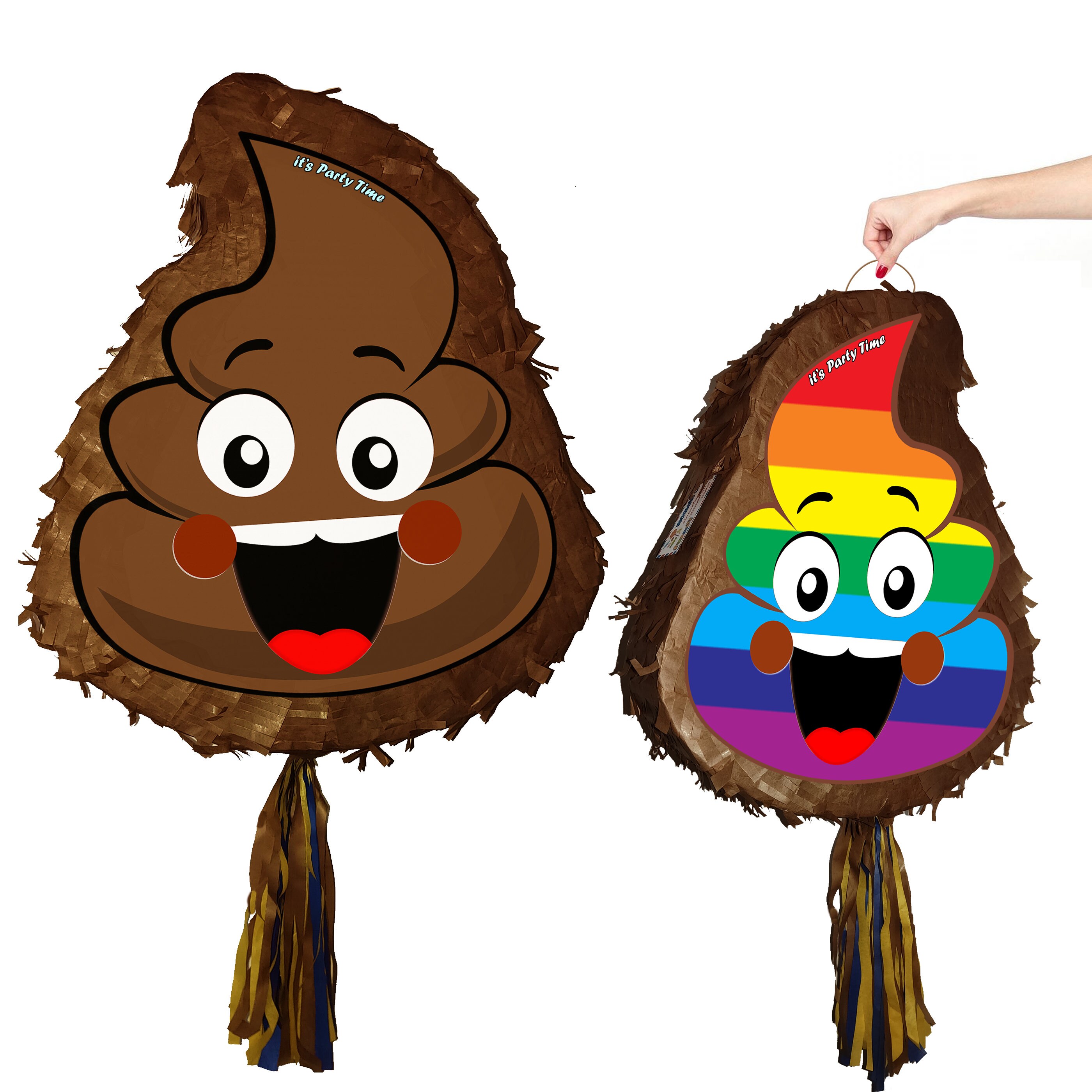 Poop Piñata Party Theme Pinata Supplies Happy Birthday Fun Etsy