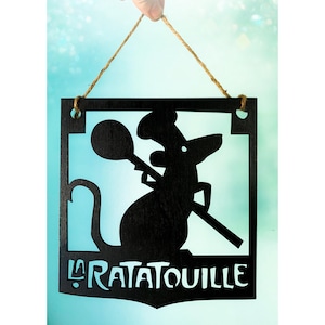 La Ratatouille Sign Disney Inspired Home Decor