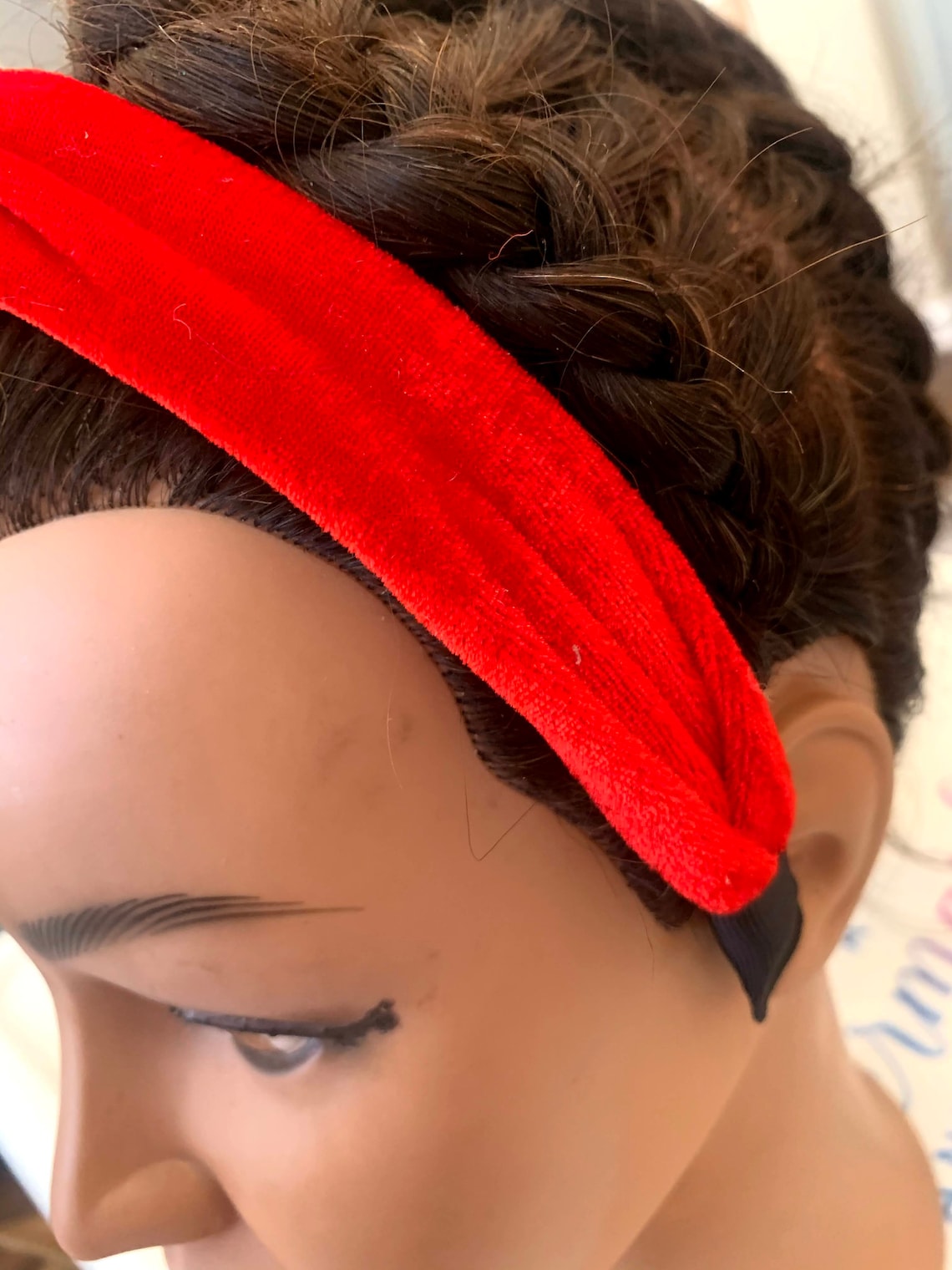 Velvet Headband Etsy