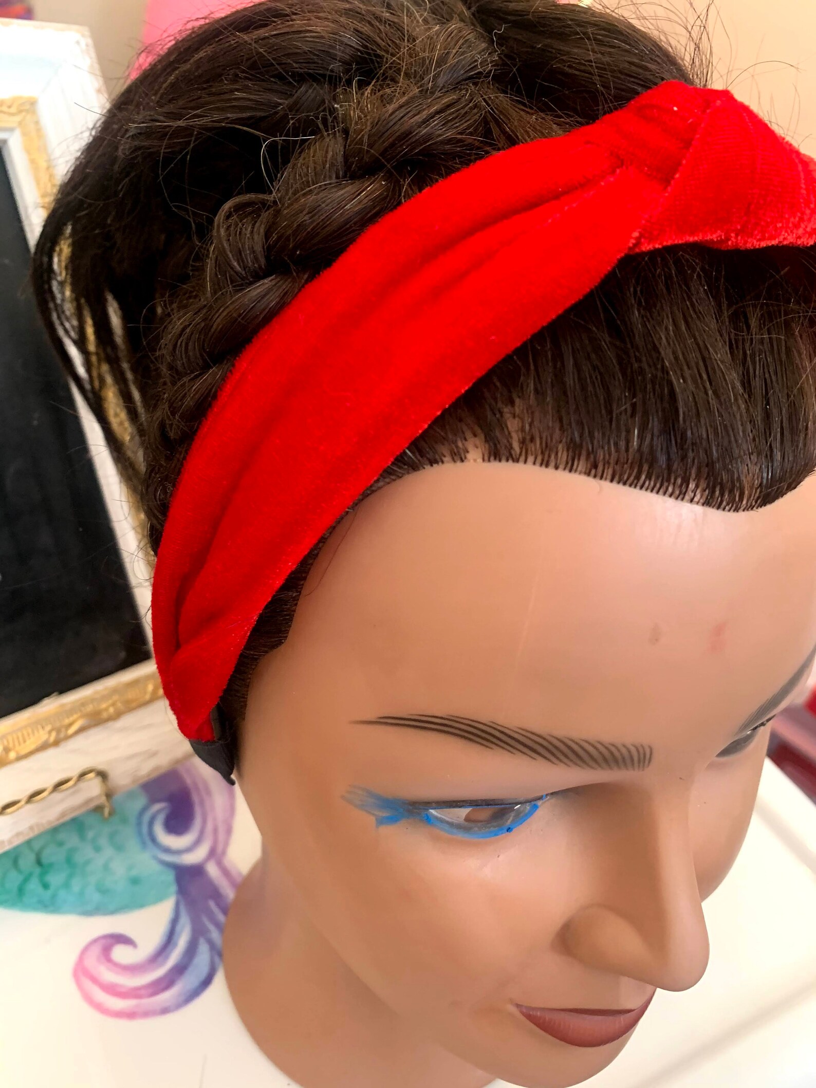 Velvet Headband Etsy