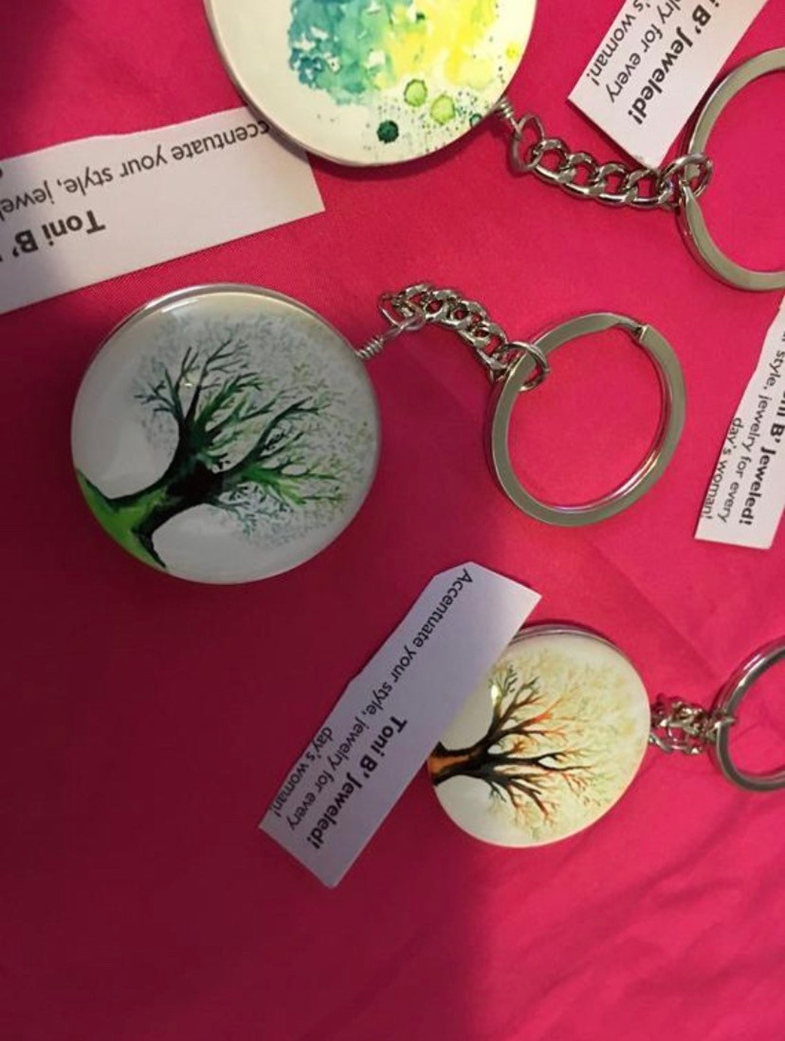 Tree of Life Keychain Etsy