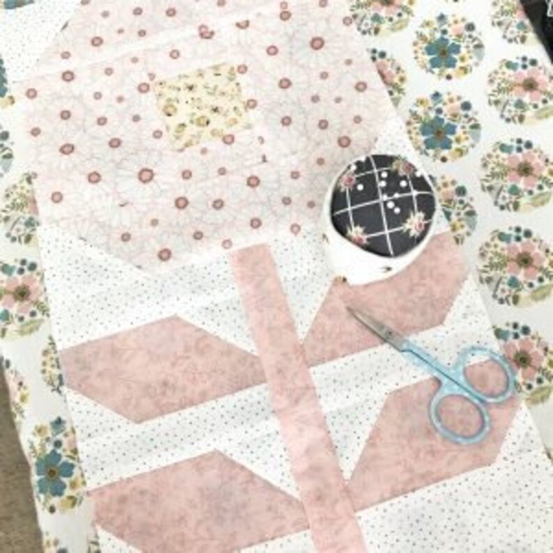 Flower Market Quilt Kit featuring Daisy Mae by Lori Woods from Etsy