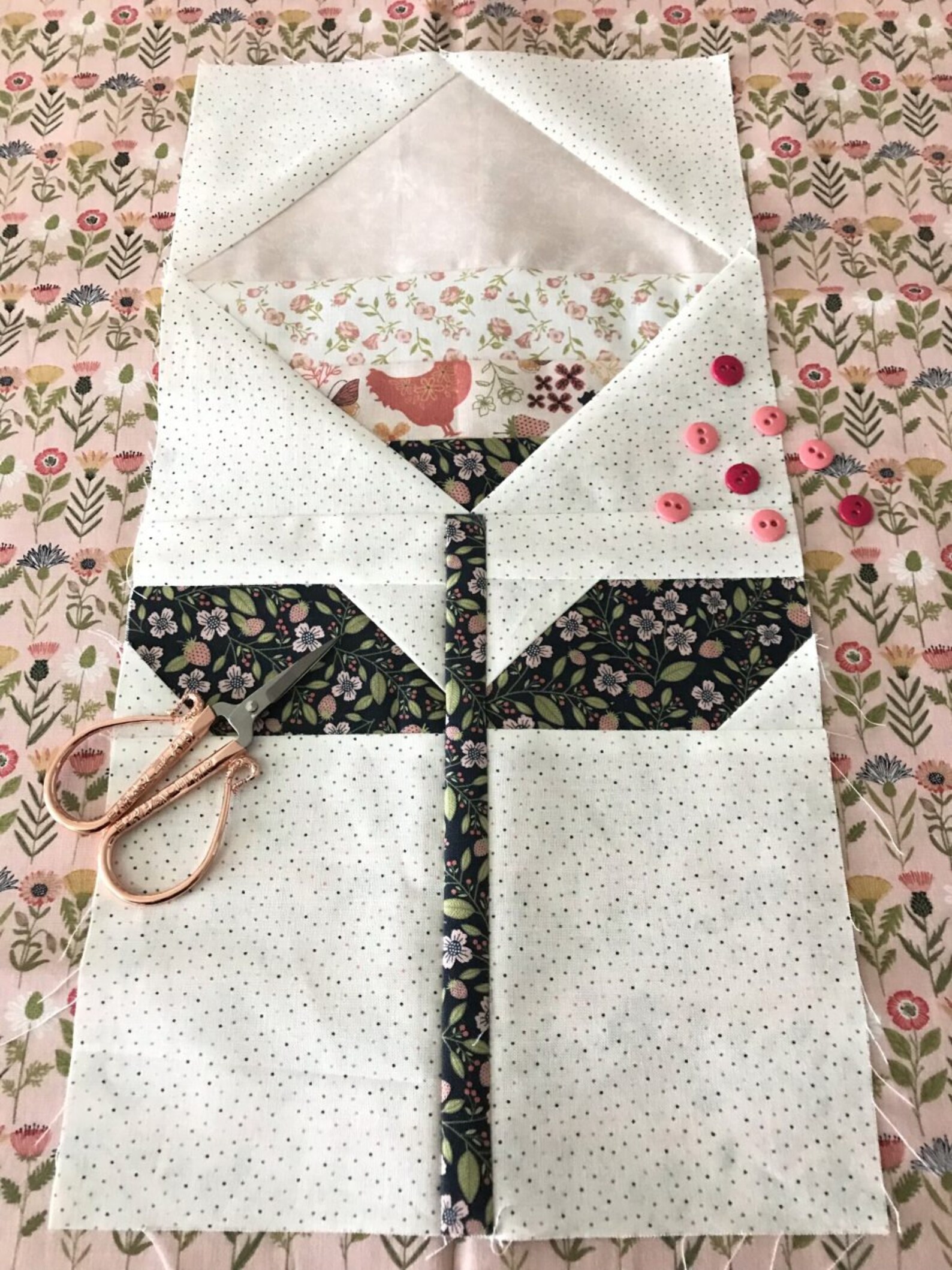Flower Market Quilt Kit featuring Daisy Mae by Lori Woods from Etsy