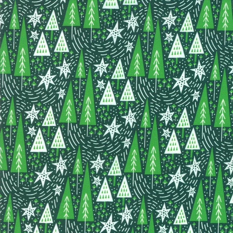 Holiday Bear Quilt Kit Featuring Northern Light by Annie Brady Etsy