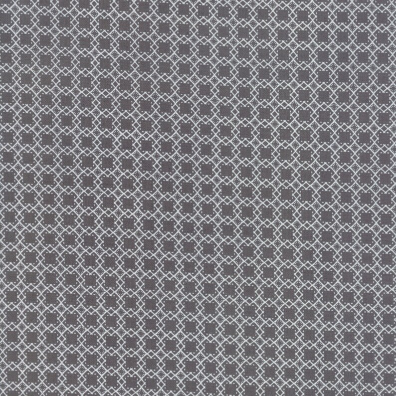 Taupe and Teal by Lella Boutique for Moda Fabrics Sage Rose Charcoal Bloomington Mini Latice