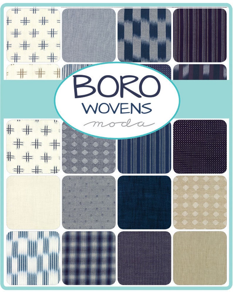 Boro Fat Quarter Bundle by Moda Fabrics