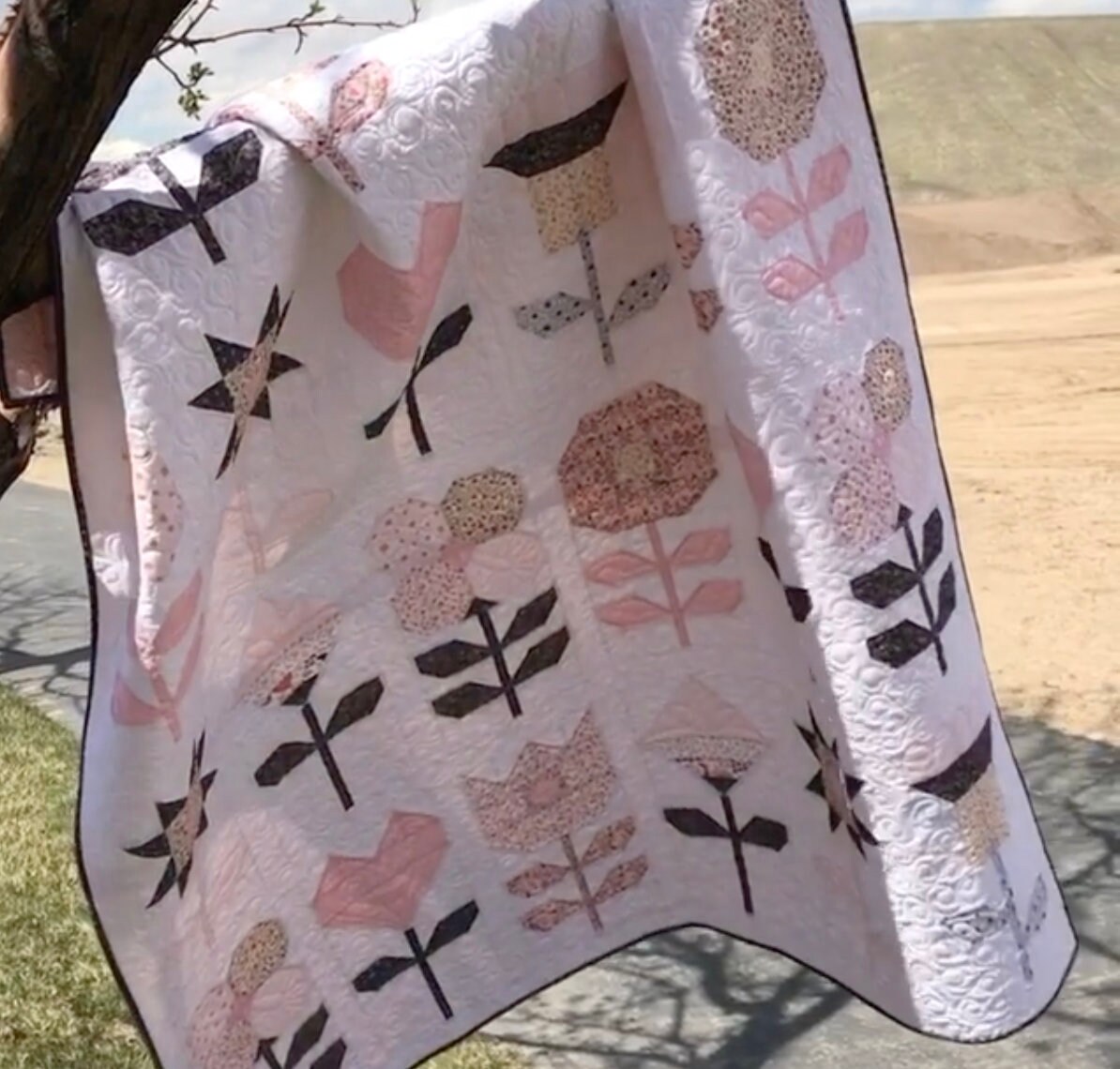 Flower Market Quilt Kit featuring Daisy Mae by Lori Woods from Etsy