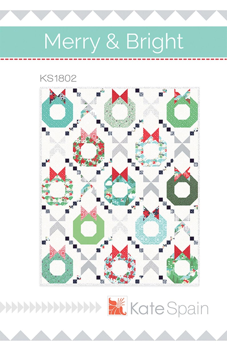 Merry and Bright Quilt Kit Featuring Aurora Collection by Kate Etsy
