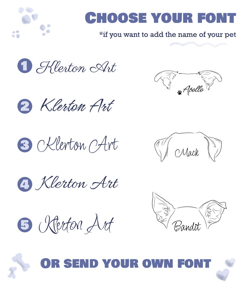 Cat Ear Outline Svg Custom Pet Tattoo Minimalist Etsy