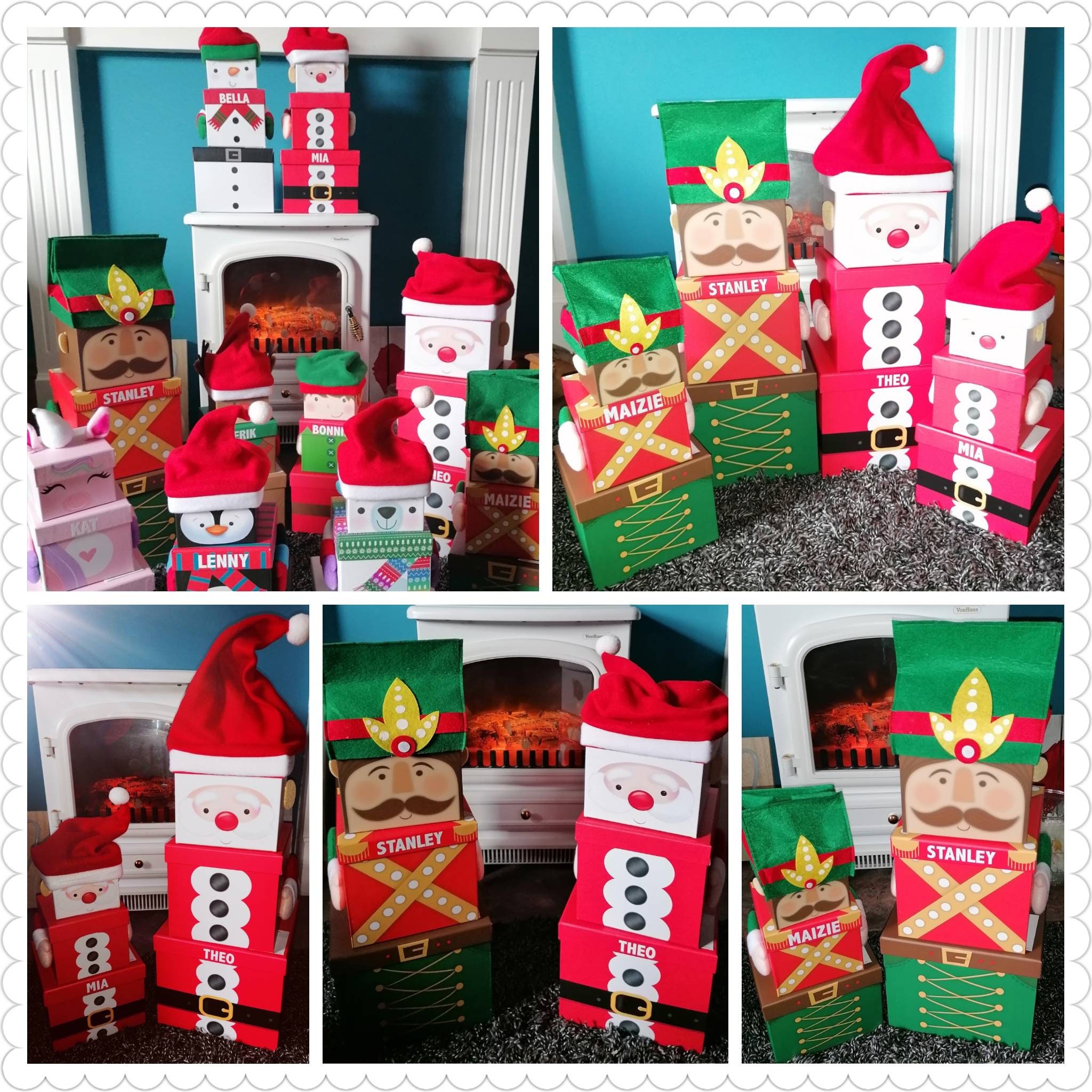 Personalised XL Stacking Christmas Boxes / Christmas Eve Boxes Etsy UK Personalised XL Stacking Christmas Boxes / Christmas Eve Boxes Etsy UK