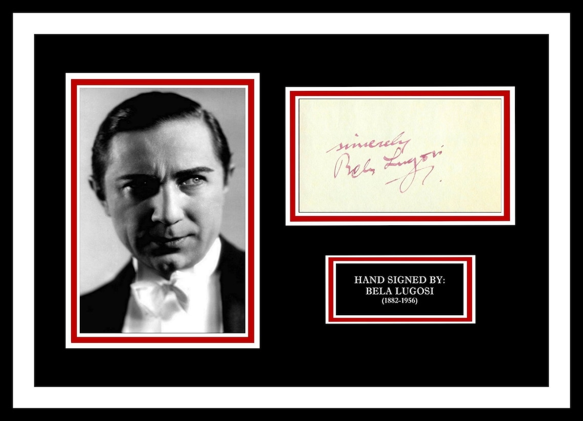 Ultra Rare Bela Lugosi Dracula Legend of Horror image 1