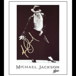 Ultra Rare - Michael Jackson - Music Legend - Authentic Hand Signed Autograph