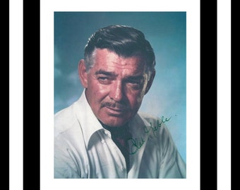 Ultra Rare - Clark Gable - Gone With the Wind - Movie Legend - Authentic Hand Signed Autograph