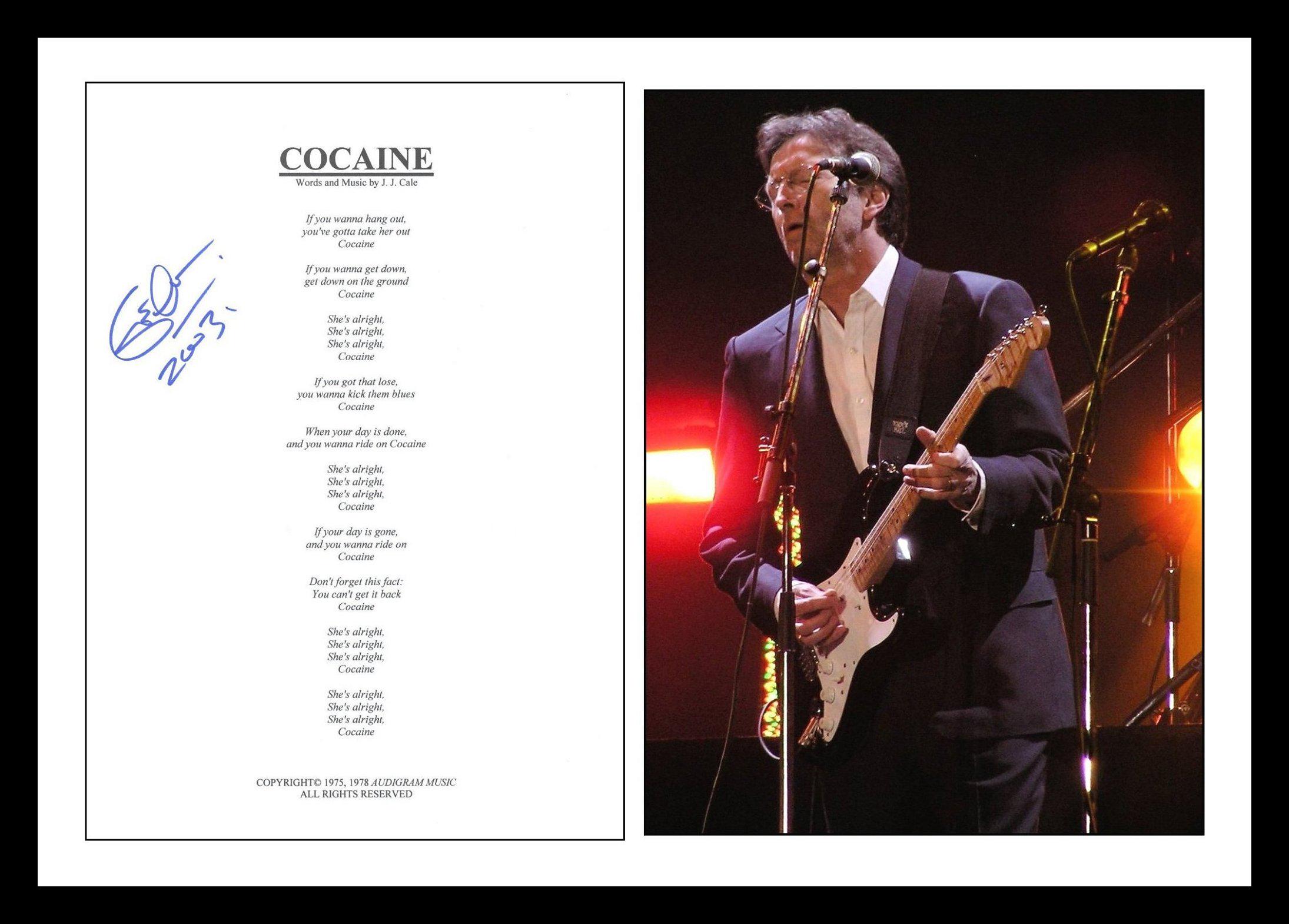 エリック・クラプトン コンサートポスター　62cm x 42cm(フレーム) Eric clapton poster - Etsy 日本