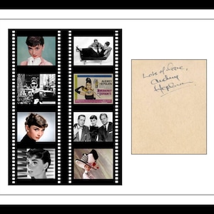 Ultra Rare - Audrey Hepburn - Breakfast at Tiffany’s - Authentic Hand Signed Autograph
