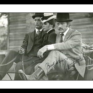 Ultra Rare - Robert Redford - Butch Cassidy and Sundance Kid - Original Hand Signed Autograph