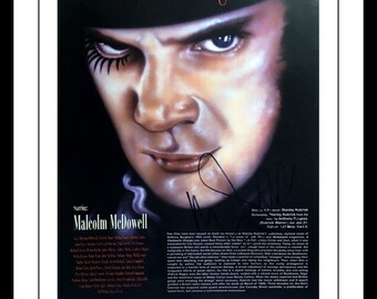 Ultra Cool - Clockwork Orange - Malcolm McDowell - Authentic Hand Signed Autograph