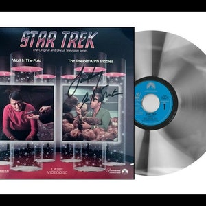 Ultra Cool - Star Trek - Captain Kirk & Mr Spock - Shatner and Nimoy - Authentic Hand Signed Autographs