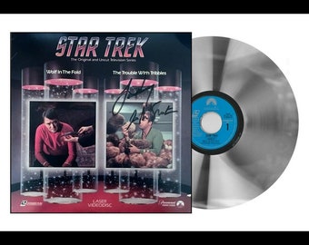 Ultra Cool - Star Trek - Captain Kirk & Mr Spock - Shatner and Nimoy - Authentic Hand Signed Autographs